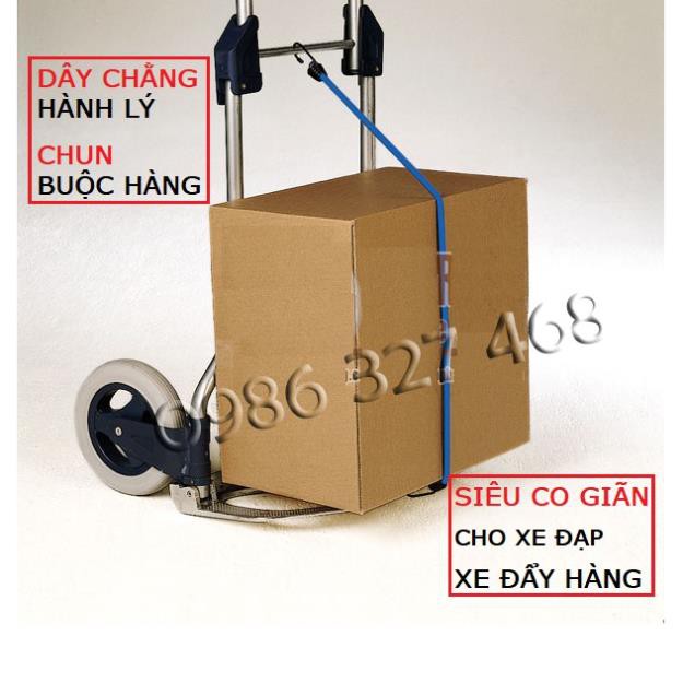 [DÒNG NHẬP- Siêu Co Giãn] Dây Ràng Đồ Xe Máy, Dây Chằng Hàng Chuyên Dùng Cho Xe Đẩy Hàng, Xe Đạp Leo Núi