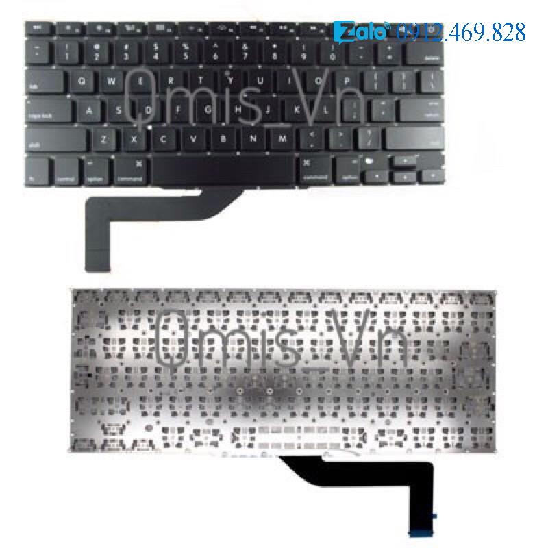 [US] Bàn phím laptop 15 Inch A1398 – A1398 - CHUẨN US - NÚT ENTER NGANG