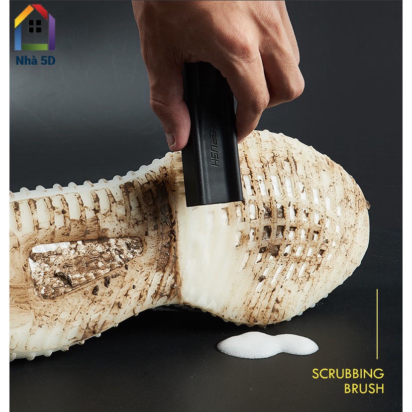 Bộ vệ sinh giày Sneaker Cleaning Premium 250ml kèm 2 bàn chải mềm, khăn lau