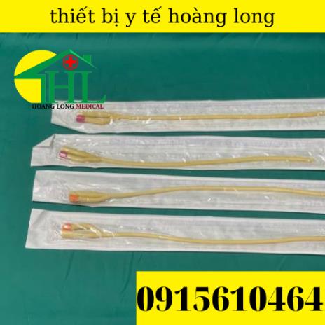 HỘP 10 DÂY THÔNG TIỂU 2 NHÁNH FOLEY CATHETER 12Fr, 14Fr, 16Fr, 18Fr, 20Fr, 22Fr,24Fr