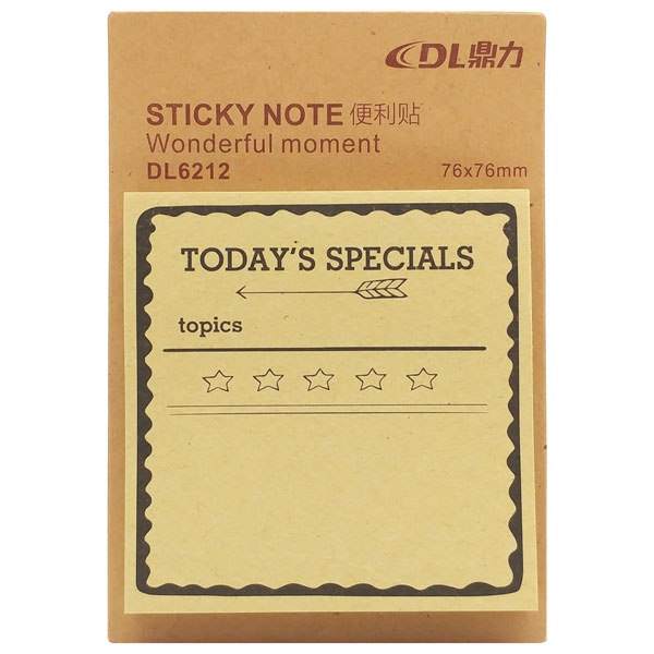 Giấy Note Wonderful Moment 76 x 76 mm DL6212 - Today's Special
