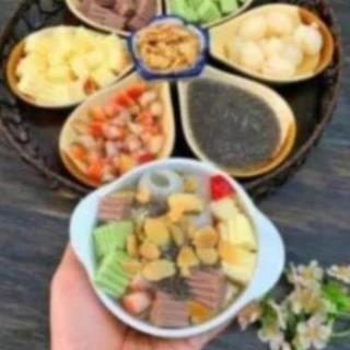 Set chè khúc bạch nấu 20 chén bếp của mẹ - onici _b van 1