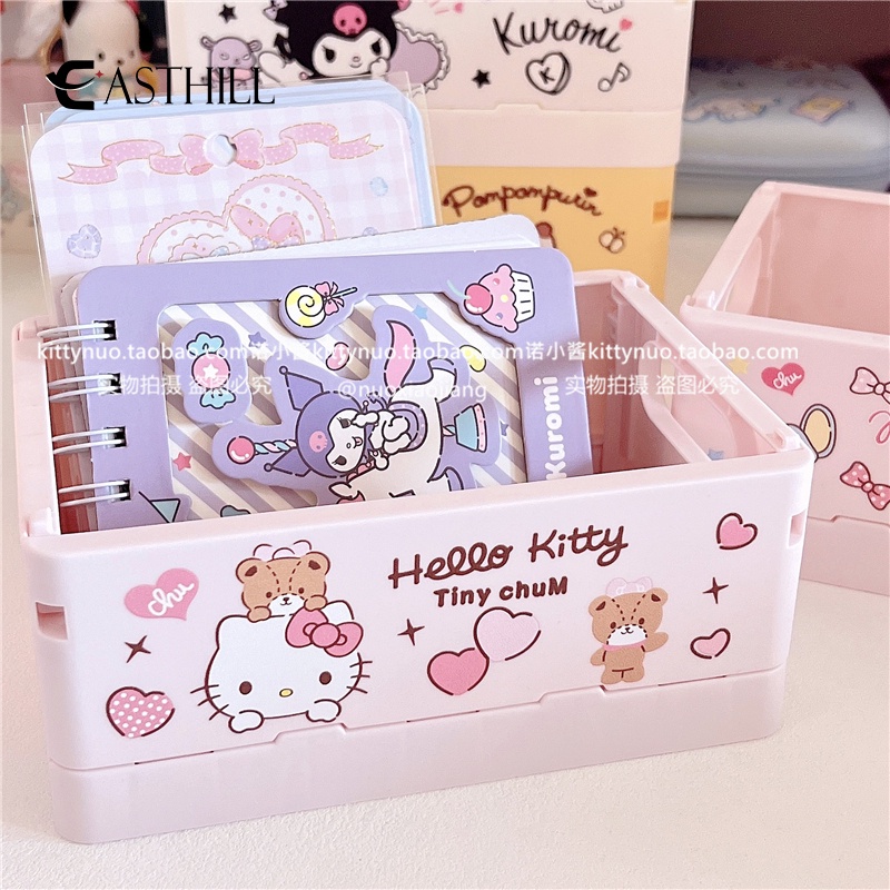 Hộp Đựng Đồ Bằng Nhựa Hình Kuromi My Melody Đáng Yêu Có Thể Gấp Gọn
