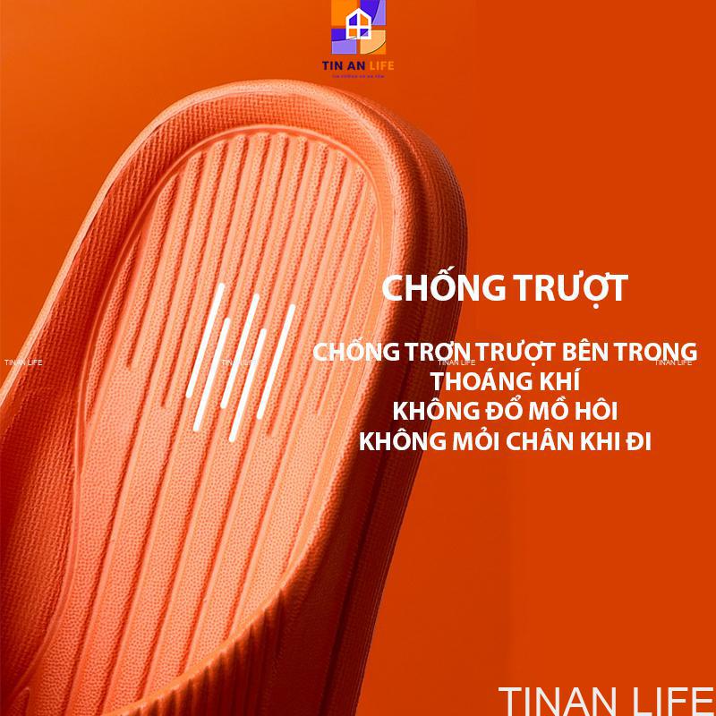 Dép Đi Trong Nhà Chất Liệu EVA Êm Chân, Siêu Nhẹ, Chống Trơn Trợt, Dép Mang Nhà Tắm