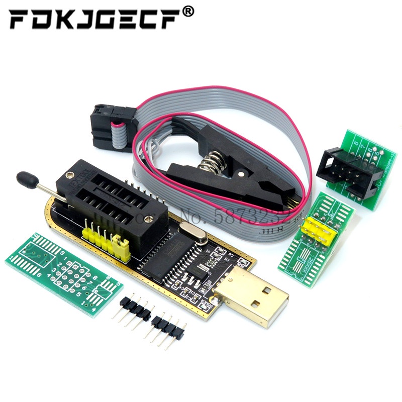 Kẹp Thử SOIC8 SOP8 SOP16 Cho Mô Đun Lập Trình EEPROM 93CXX / 25CXX / 24CXX + CH341A 24 25 Series EEPROM Flash BIOS USB
