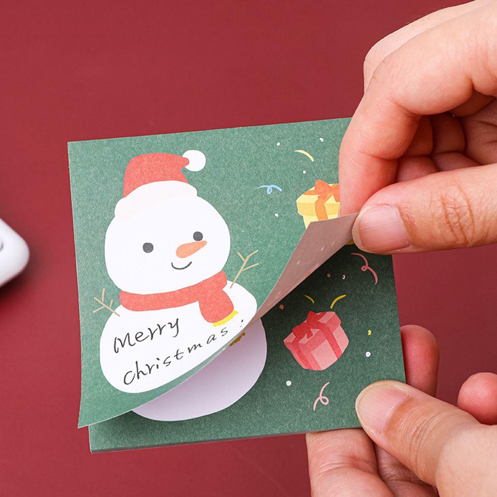 ZAIJIE24 Giấy Dán Ghi Chú Họa Tiết Hoạt Hình Dễ Thương