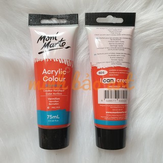BÁN LẺ - MÀU MONT MARTE STUDIO ACRYLIC TUÝP 75 ML (VẼ TRÊN TƯỜNG, GỖ, VẢI, KÍNH...)