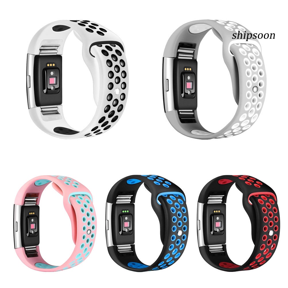 Dây Đeo Thay Thế Cho Đồng Hồ Fitbit Charge 2 Bằng Silicone