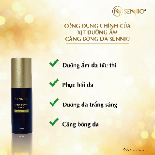 XỊT DƯỠNG ẨM CĂNG BÓNG DA SENNIO