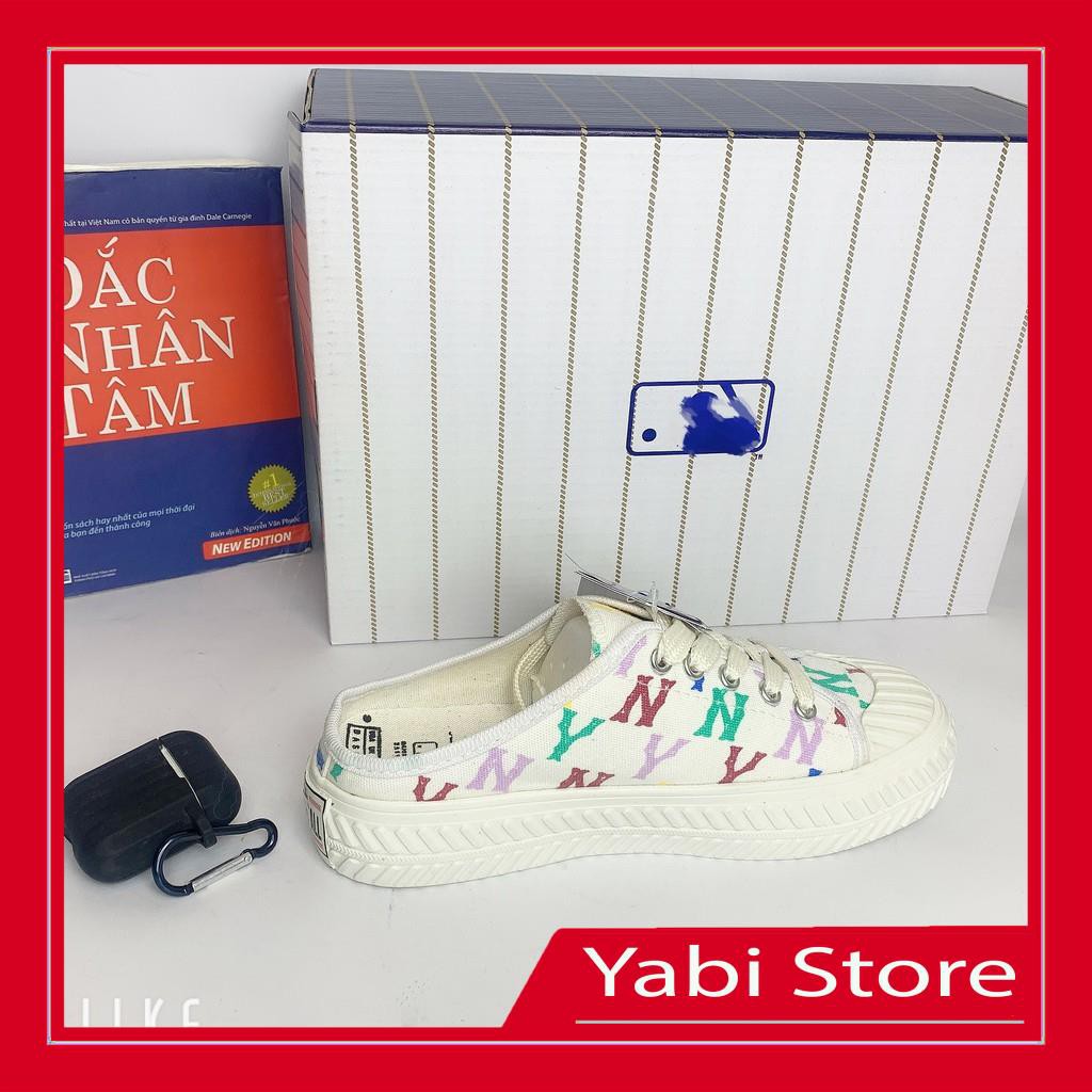 [ Like au- Hàng Trung ] Giày Sục NY, Đạp Gót, Giày Sục 𝐌𝐋𝐁 NY trắng Độn đế mới nhất 2021 | BigBuy360 - bigbuy360.vn