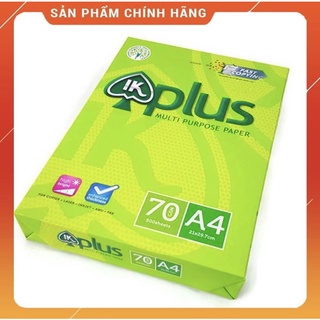 Giấy in IK Plus 70gsm khổ A4 chính hãng giấy in giấy photo chất lượng cao