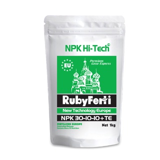 Phân bón NPK 30-10-10+Bo+TE I RubyFerti (1kg)
