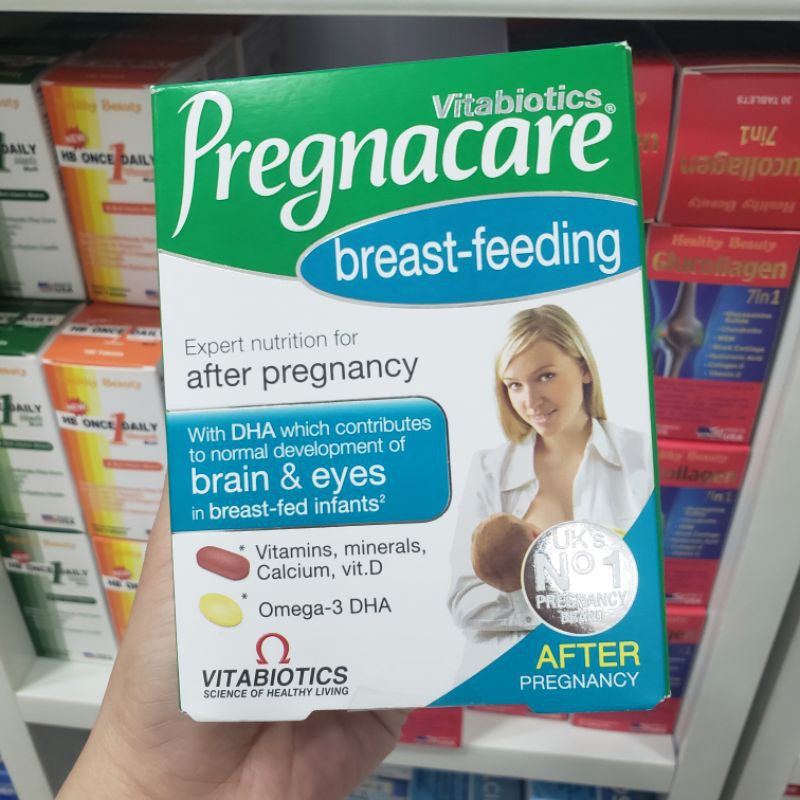 Vitamin PREGNACARE BREASTFEEDING Bổ Sung Chất Cho Sữa Mẹ hàng nhập khẩu Anh ( CHÍNH HÃNG)