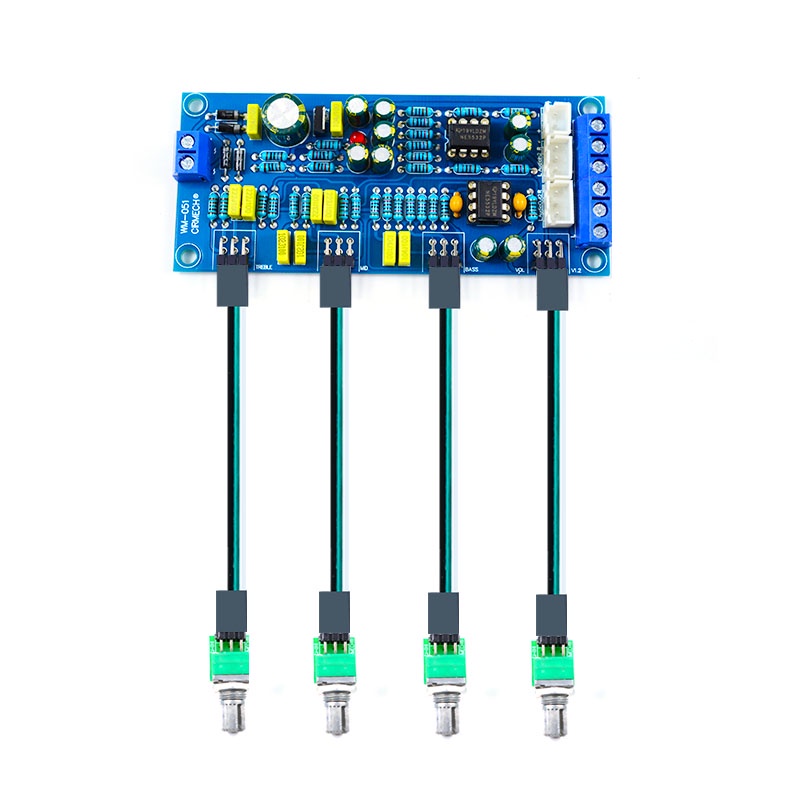 Mạch điều chỉnh âm sắc chiết áp rời NE 5532 HIFI - DC 12 - 24. DIY loa di động