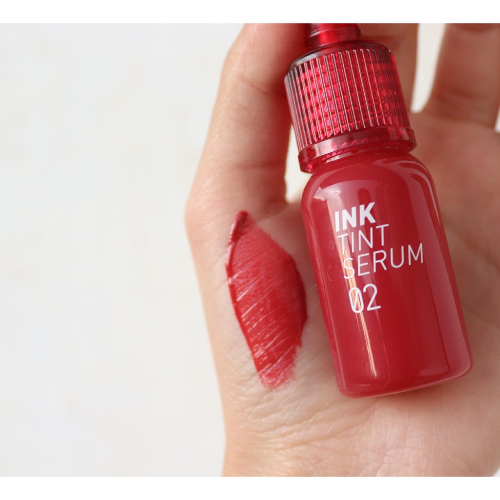 Son Tint Siêu Lì, Có Dưỡng Cho Đôi Môi Mịn Mượt Peripera Ink Tint Serum màu 02 Rosy Around