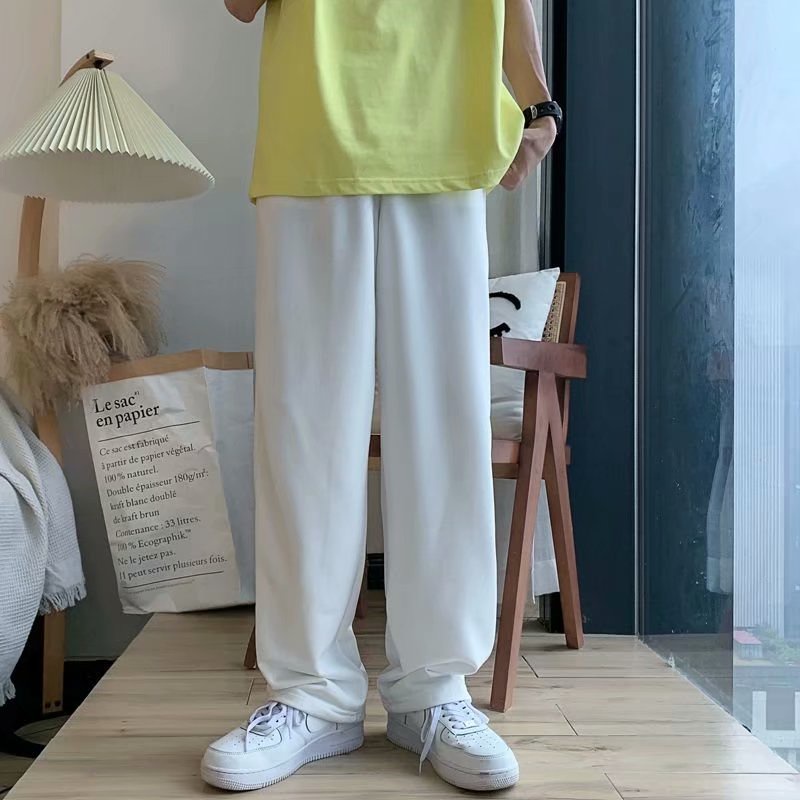 Quần dài thể thao dáng rộng phong cách hip hop Hàn Quốc cao cấp thời trang cho nam - size S-3Xl