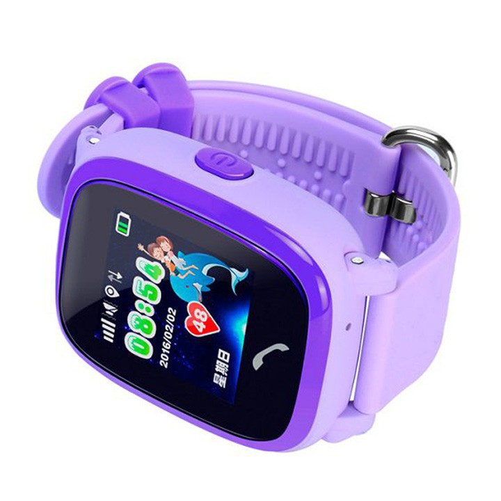 Đồng hồ định vị trẻ em GPS chống nước Wonlex GW400S Tím