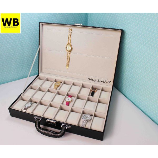 Hộp Đựng Đồng Hồ 24 Chiếc