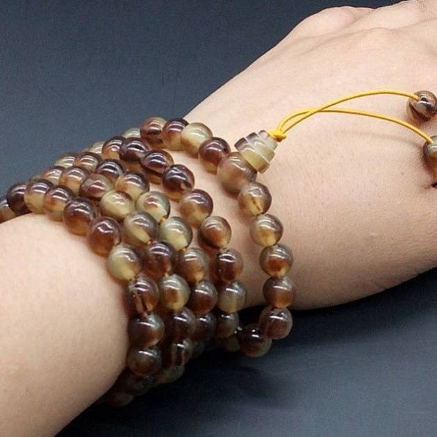 Vòng Tay Chuỗi Hạt Bồ Đề 108 Sừng Tự Nhiên
