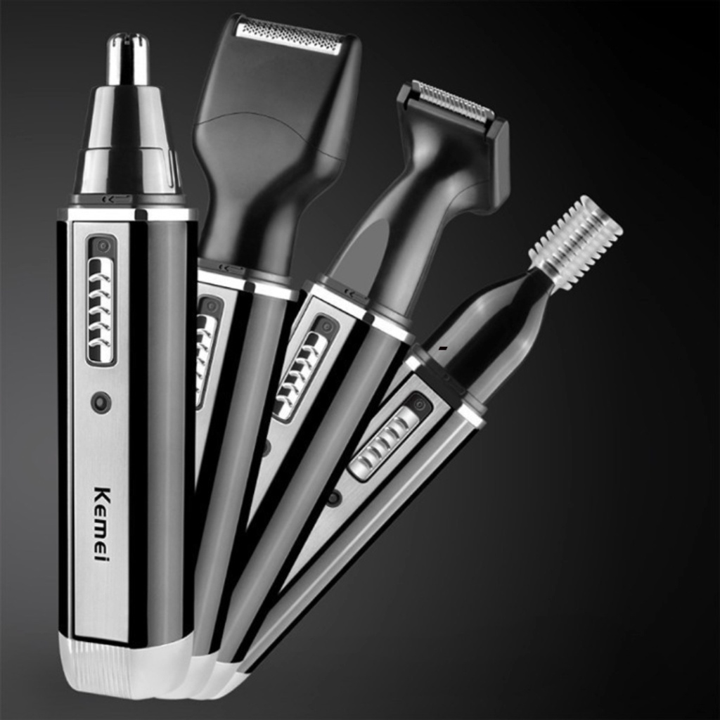 💥BẢO HÀNH 12 THÁNG💥 Máy Cạo Râu - Máy cạo lông đa năng Kemei 6630 - Máy cạo râu Kemei 4 in1