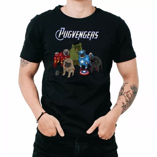 [ HOT ] Áo phông unisex pug - Áo thun in hình chó pug avengers