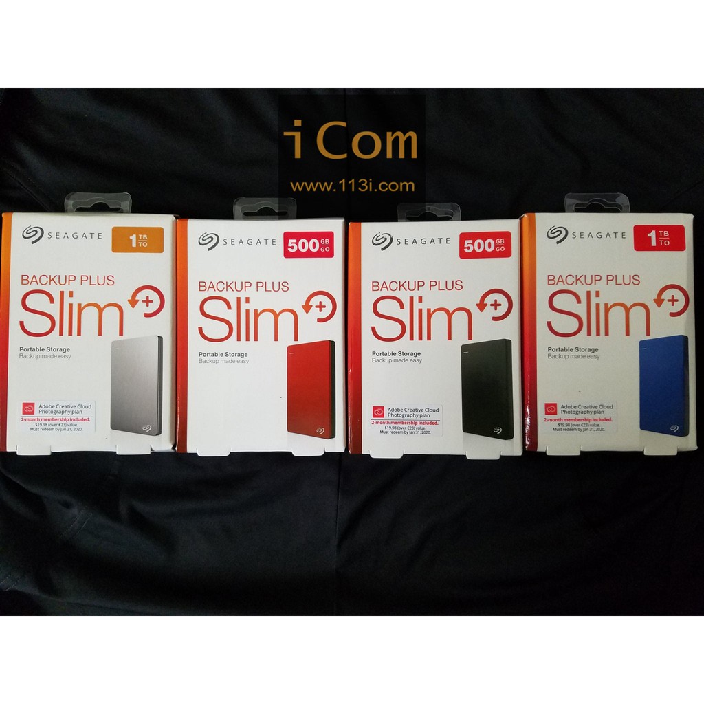 Ổ Cứng Di Động Saegate Backup Slim Plus 500Gb - 1TB