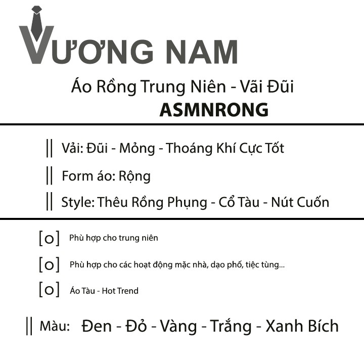 Áo Rồng Nam Trung Niên Vải Đũi