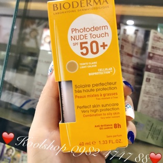 Kem chống nắng Pháp Nude 40ml spf 50+