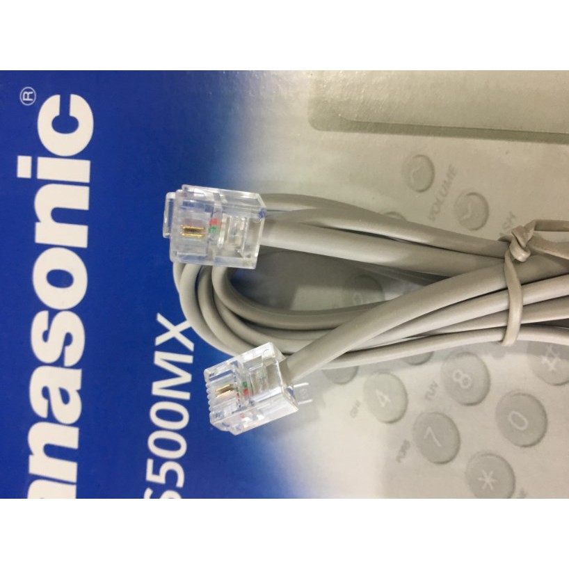 Dây Nhẩy Điện Thoại Bàn Panasonic RJ11 Dài 1-100M
