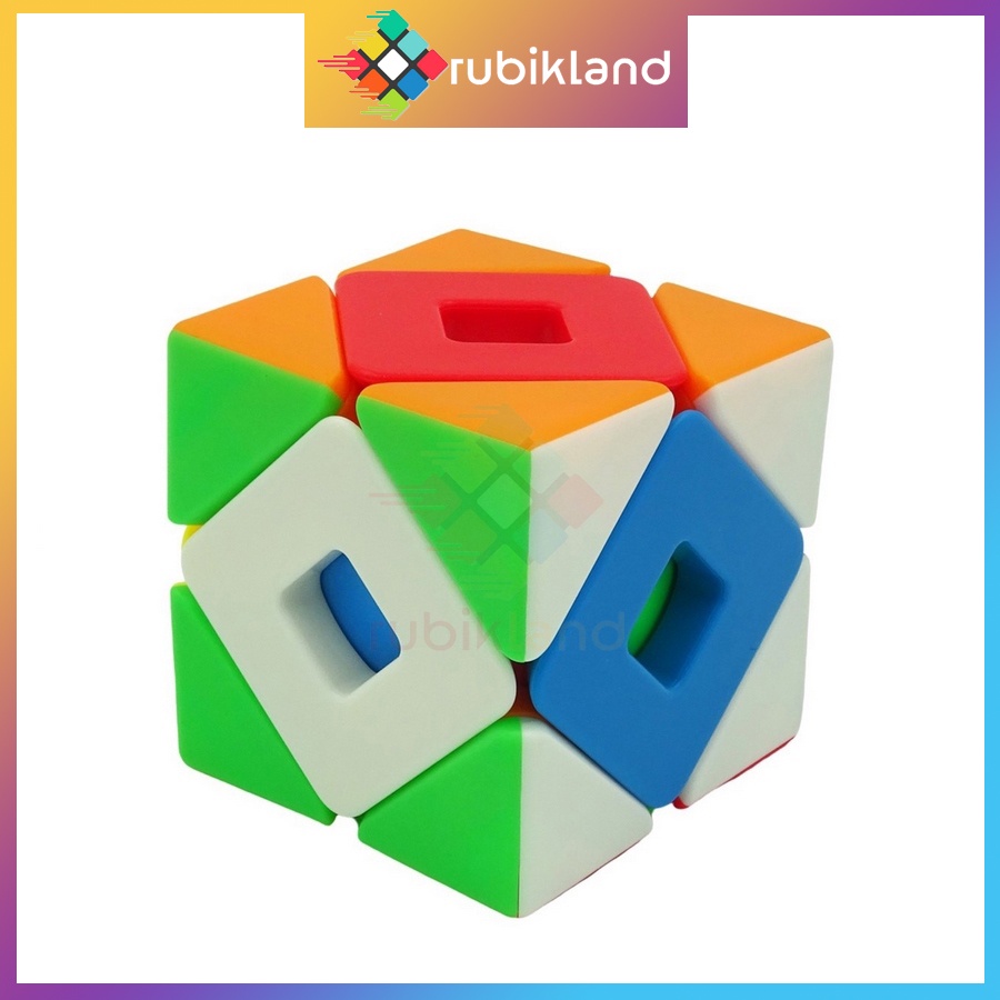 Rubik Biến Thể Moyu MeiLong Double Skewb Stickerless MFJS Rubic Biến Thể Skewb Đồ Chơi Trí Tuệ Trẻ Em