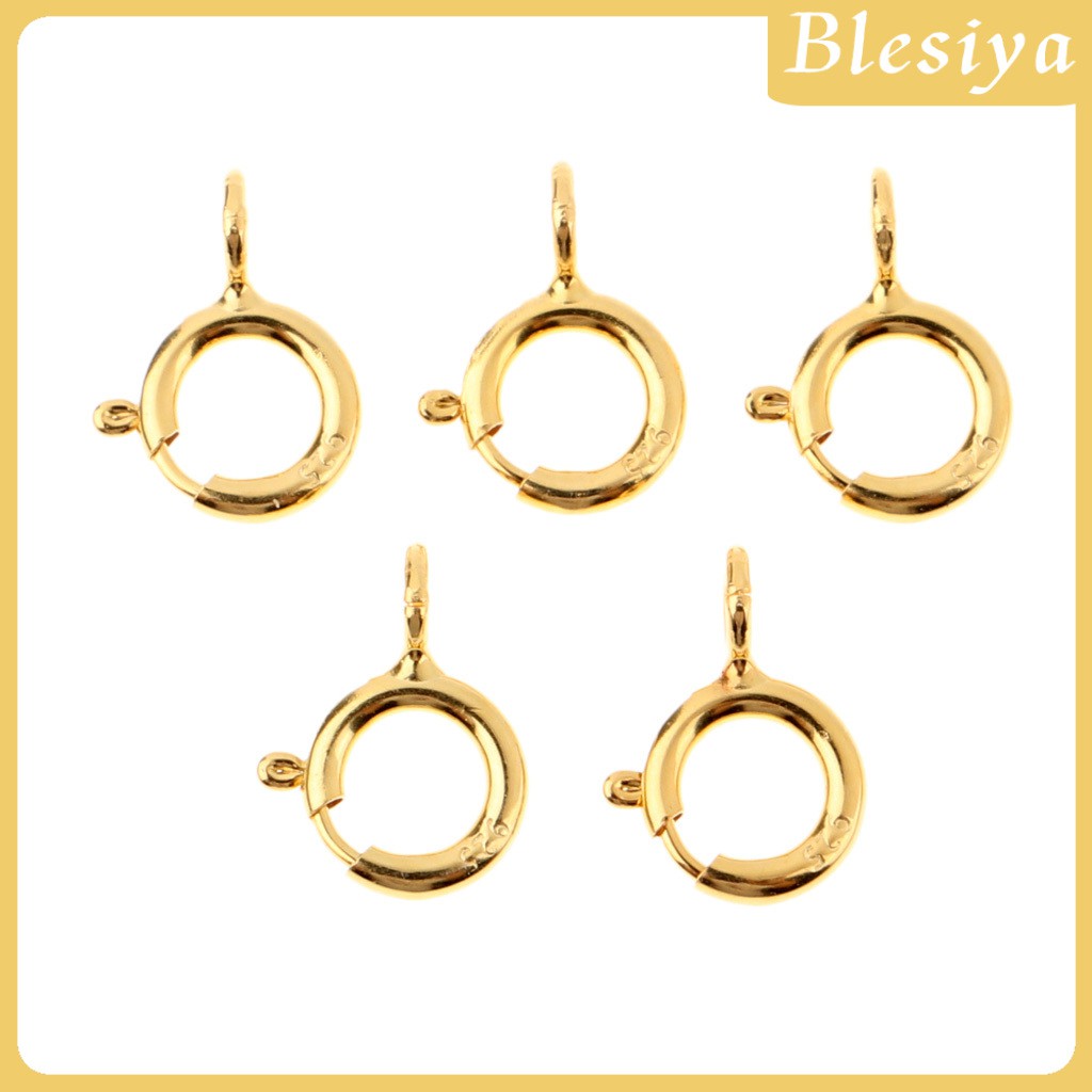 Set 5 khoen móc làm trang sức chất liệu bạc 925