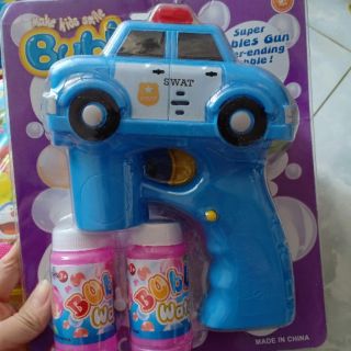 Súng bắn bong bóng hình xe