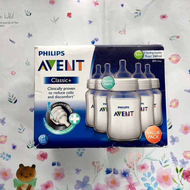 Bình sữa Philips Avent 260ml Classic