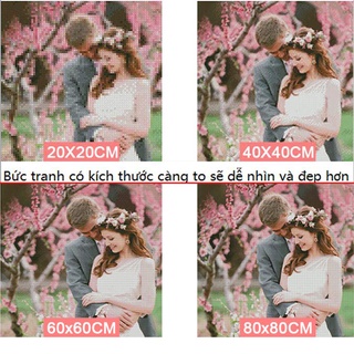 Tranh đính đá Phật Thích ca