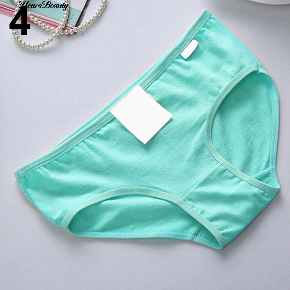 Quần lót bằng vải cotton màu trơn thời trang cho nữ | BigBuy360 - bigbuy360.vn