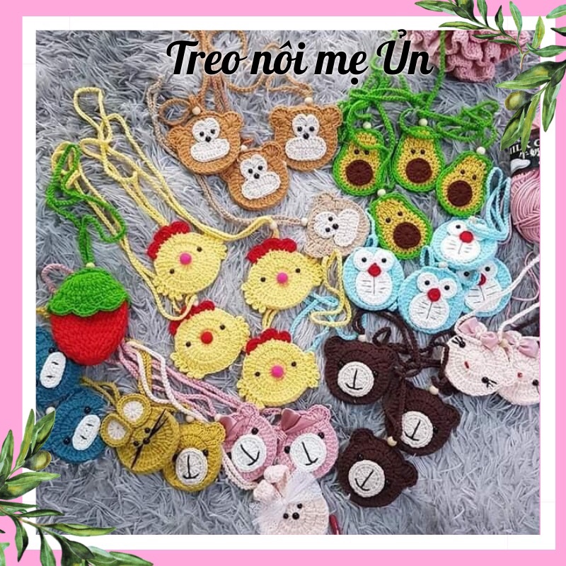 ❤Túi tỏi handmade ❤cho bé.Túi len đựng tỏi trừ vía cho bé, tránh gió cho bé yêu, cho bé khỏe mạnh