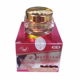 Kem dưỡng trắng da - Ngừa mụn - Chống nắng - Xe khít lỗ chân lông Bạch Sâm.