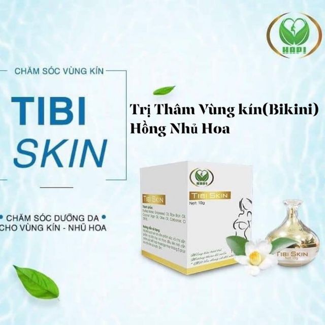 TIBI SKIN TRI THÂM MÔI, NHỦ HOA, HỒNG VÙNG KÍN HIỆU QUẢ SAU 1,2 tuần sd