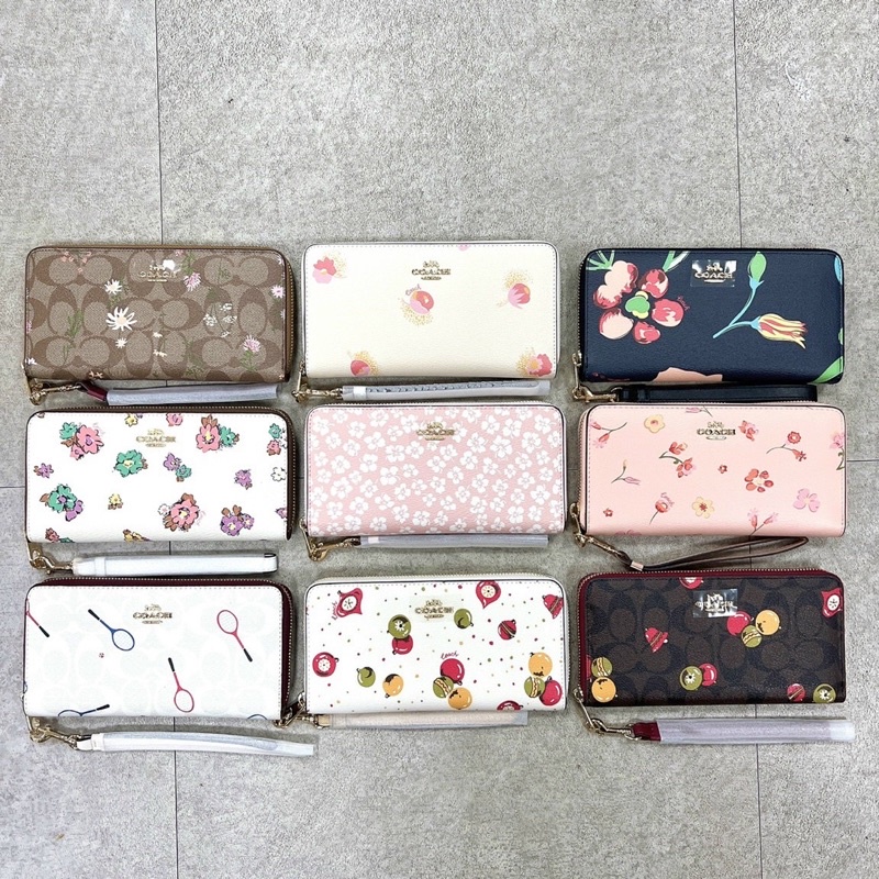 📛RẺ VÔ ĐỊCH📛VÍ COAH HOA LONG ZIP DÀI NỮ