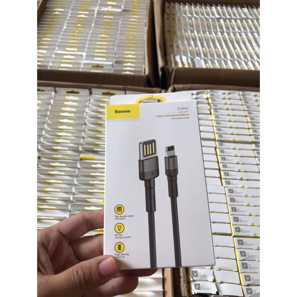 Cáp Sạc Sợi kevlar Iphone Baseus date 2019