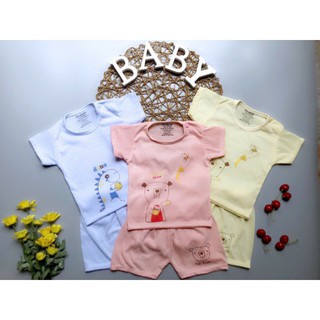 Sét 5 bộ cotton thun gân mềm mịn