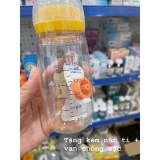 [CÓ VAN CHỐNG SẶC] Bình sữa Kichilachi PPSU cổ hẹp 150ml, 250ml