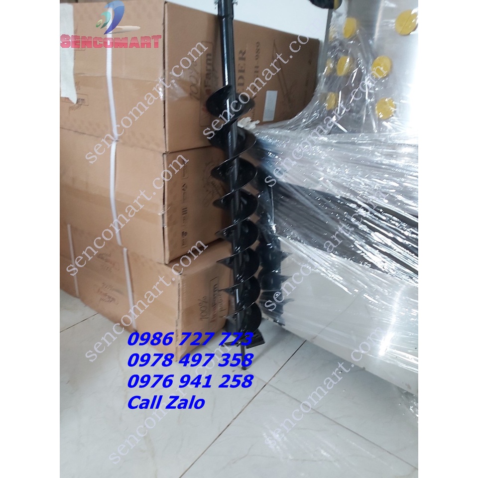 Bán mũi khoan đất lắp máy khoan hố trồng cây 80mm mũi đôi