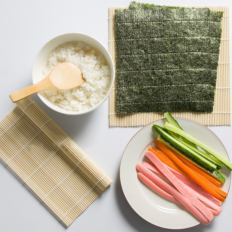 <HOT> Mành Tre cuốn kimbap Tốt thanh tròn