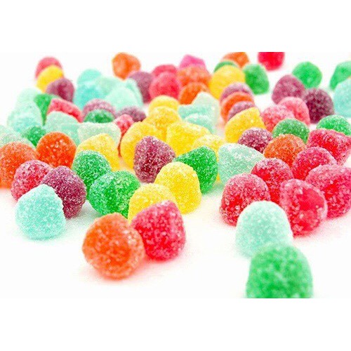 0.5KG KẸO GÔM DẺO BỌC ĐƯỜNG VỊ TRÁI CÂY SIÊU NGON