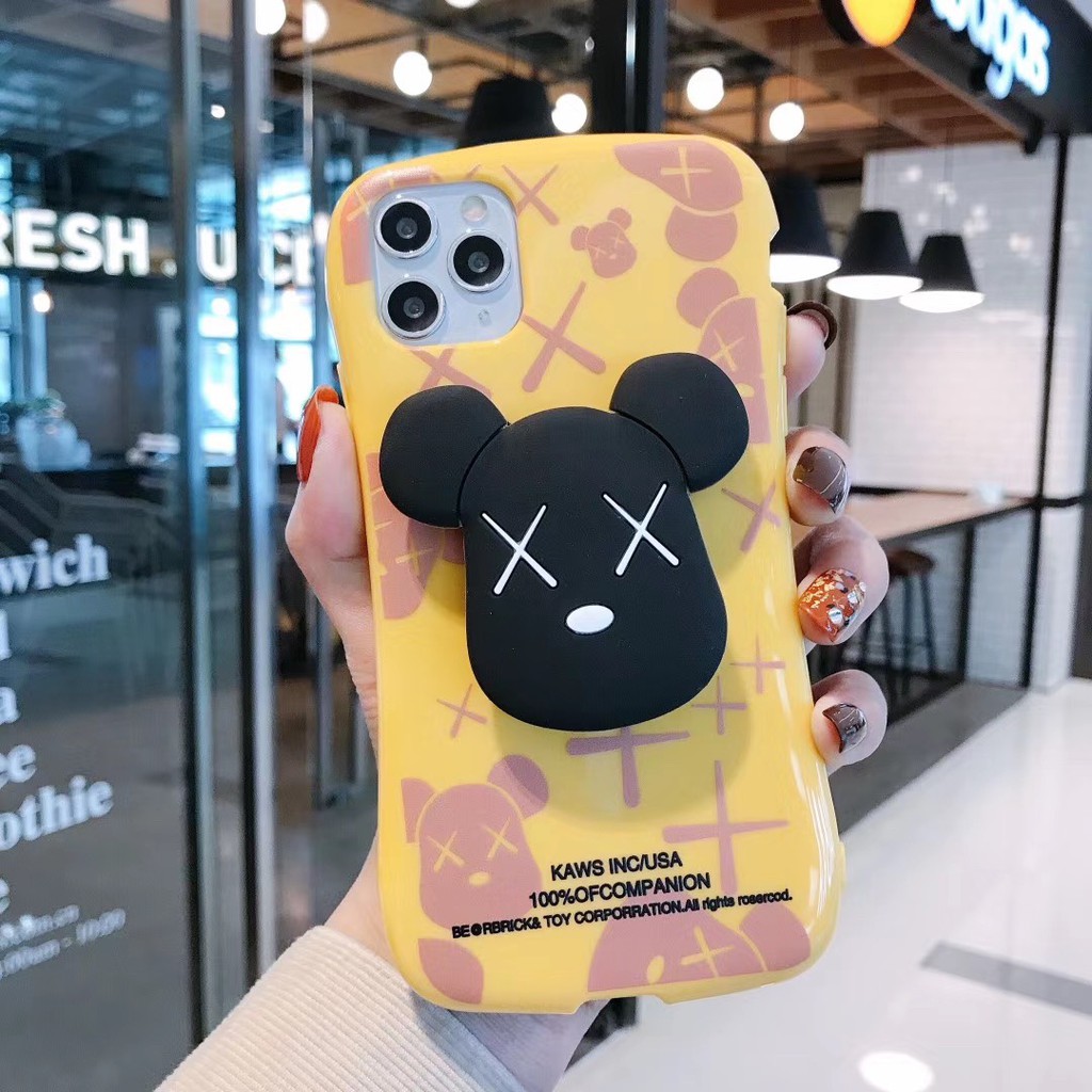 Ốp iPhone Kaws kèm popsocket iPhone 7 8 7 Plus 8 Plus X Xs Xr XsMax iPhone 11 11 Pro 11 Promax Cú Mèo Case