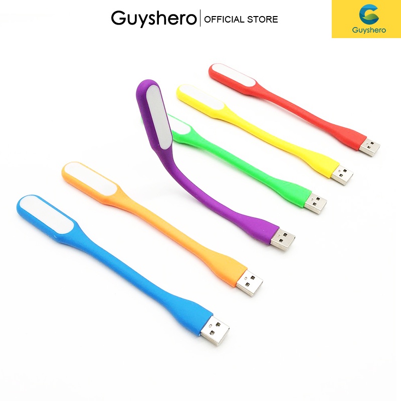 Đèn LED USB GUYSHERO kiểu dáng mini thiết kế nhiều màu tiện dụng