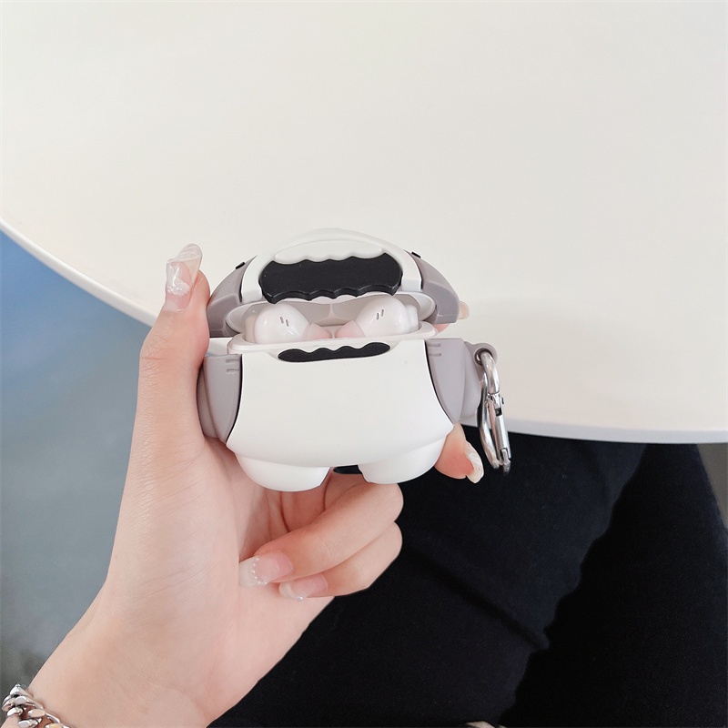 Vỏ Bảo Vệ Hộp Sạc Tai Nghe Không Dây Baseus Bowie M2 Bằng Silicon Chống Sốc Hình Quả Dứa Hoạt Hình Cho Baseus M2