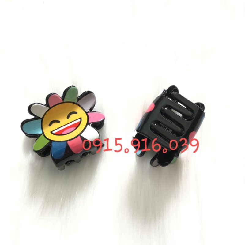 Kẹp Tóc Hoa Mặt Cười Hàng đẹp, Cặp Tóc Càng Cua