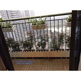 Chậu Hàng Rào Composite trang trí ban công